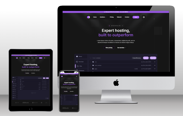 Cosmos Hosting website